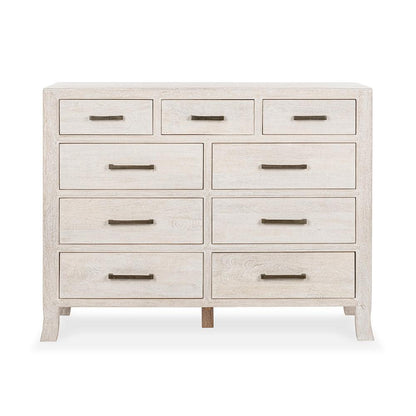 Classic Home  - Westmont 9-Drawer Mango Wood Dresser - White - 54010274 veiw 2