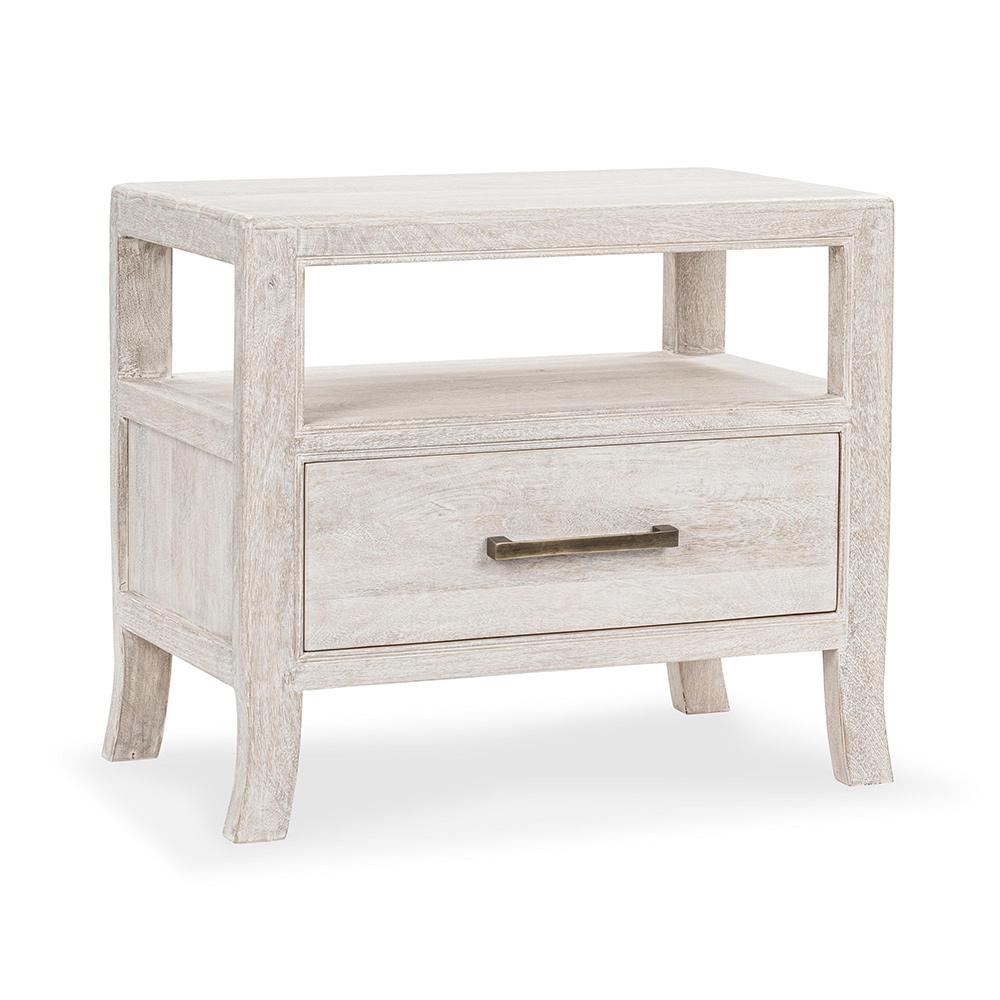 Classic Home  - Westmont Mango Wood Nightstand - White - 54010273 veiw 1