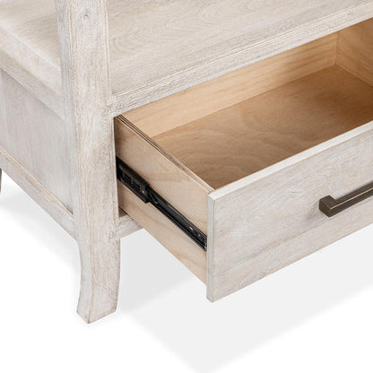 Classic Home  - Westmont Mango Wood Nightstand - White - 54010273 veiw 3