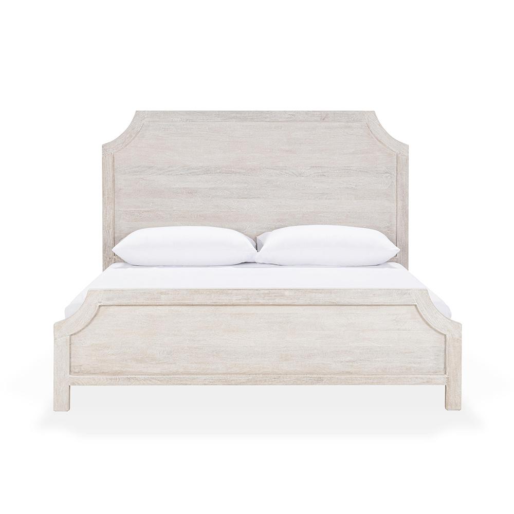 Classic Home  - Westmont Mango Wood Queen Bed - White - 54010272 veiw 2