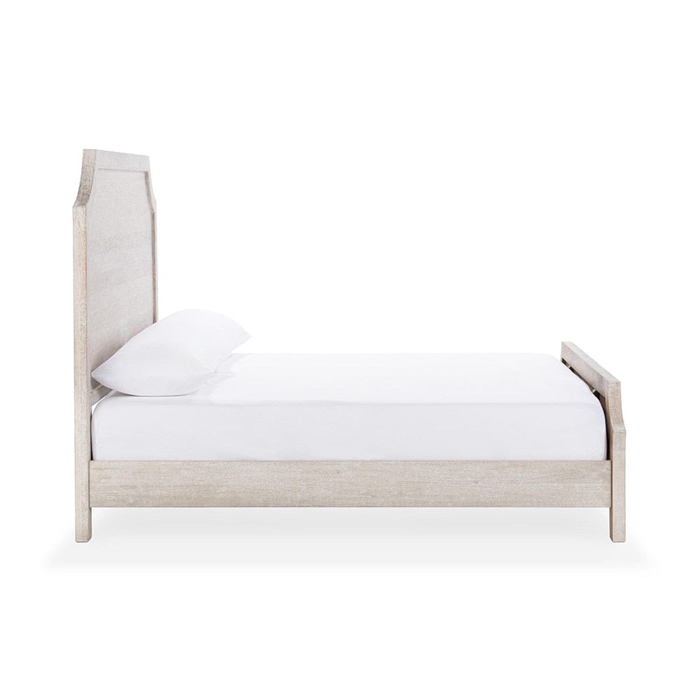 Classic Home  - Westmont Mango Wood Queen Bed - White - 54010272 veiw 3