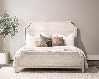 Classic Home  - Westmont Mango Wood Queen Bed - White - 54010272 veiw 10