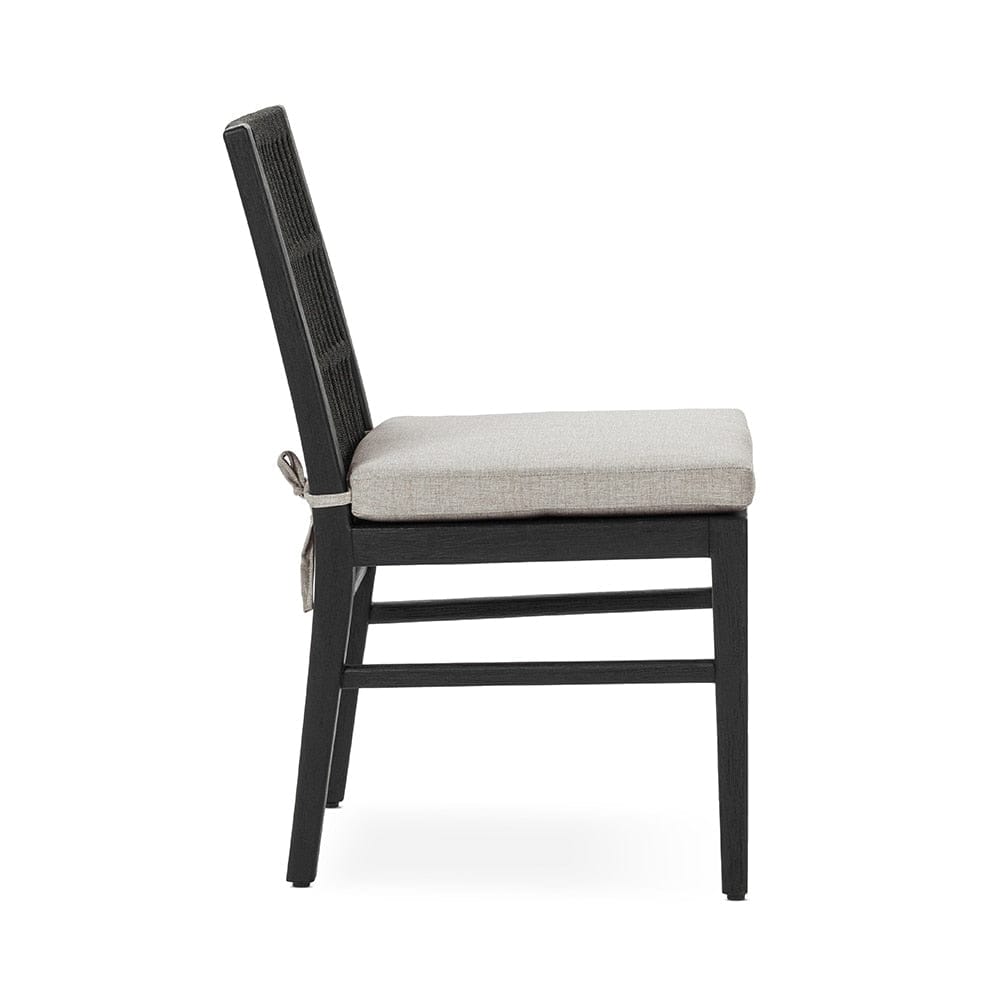 Classic Home  - Westville Set of 2 Outdoor Mahogany Wood Dining Chair - Black - 53051699 veiw 3
