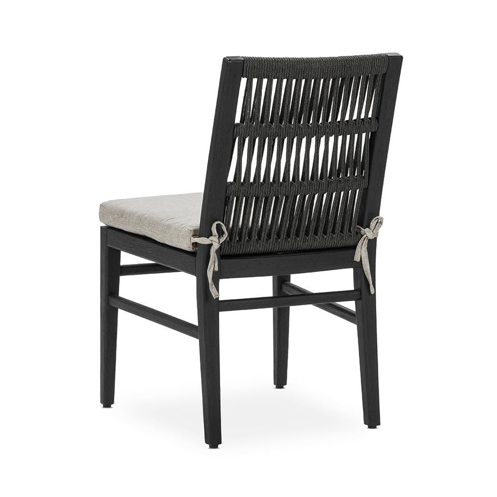 Classic Home  - Westville Set of 2 Outdoor Mahogany Wood Dining Chair - Black - 53051699 veiw 4