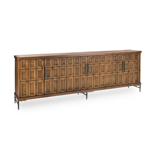 Classic Home - Willmark 6-Door Reclaimed Pine Wood Sideboard Buffet - 52004710 veiw 1