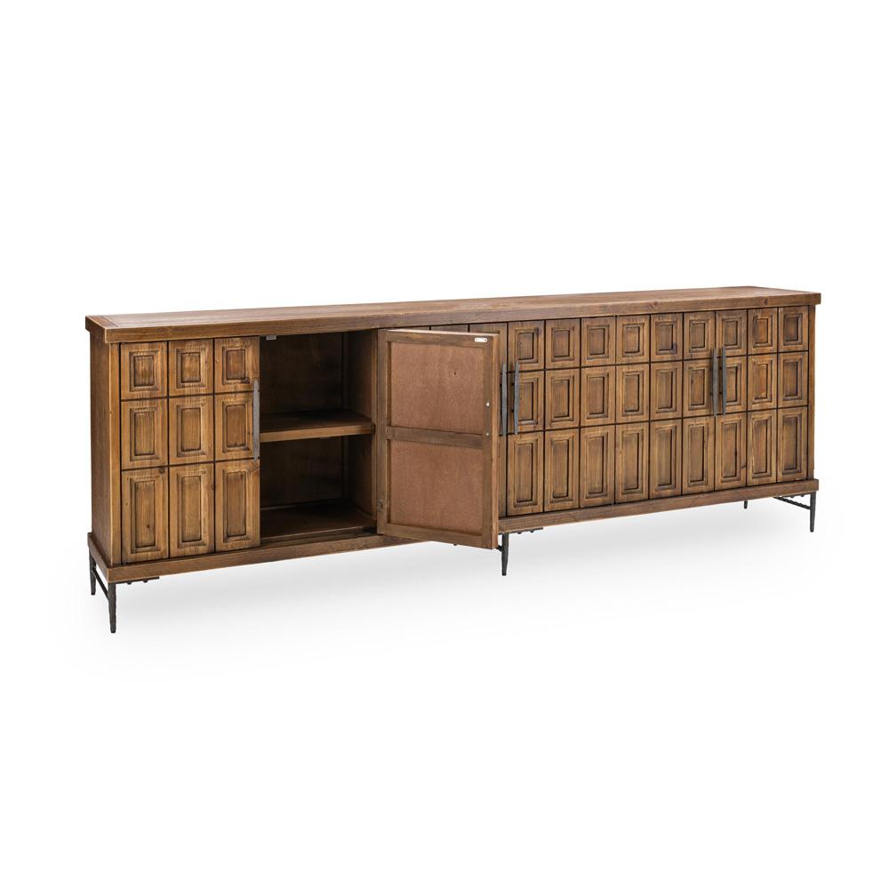 Classic Home - Willmark 6-Door Reclaimed Pine Wood Sideboard Buffet - 52004710 veiw 3