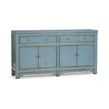 Classic Home - Winford Reclaimed Pine Sideboard Cabinet - Harbor Blue - 52004778 view 1