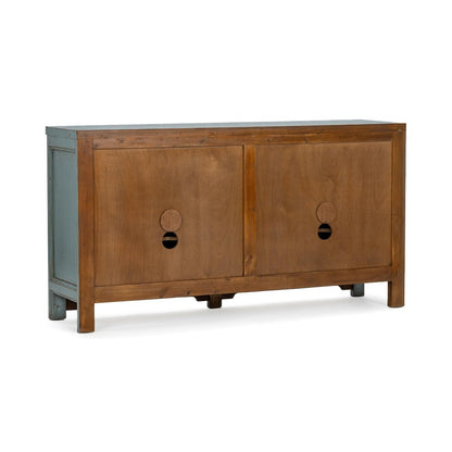 Classic Home - Winford Reclaimed Pine Sideboard Cabinet - Harbor Blue - 52004778 view 4
