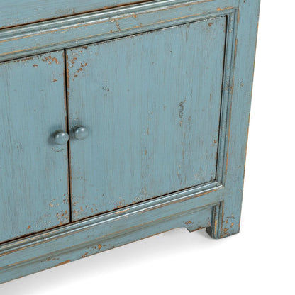 Classic Home - Winford Reclaimed Pine Sideboard Cabinet - Harbor Blue - 52004778 view 5