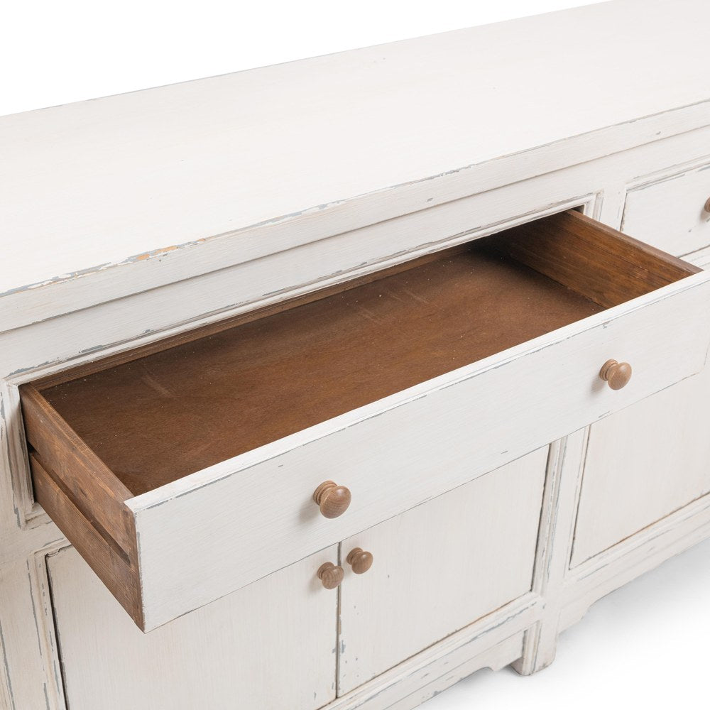 Classic Home - Winford Reclaimed Pine Sideboard - Coastal Cream - 52004770 view 7