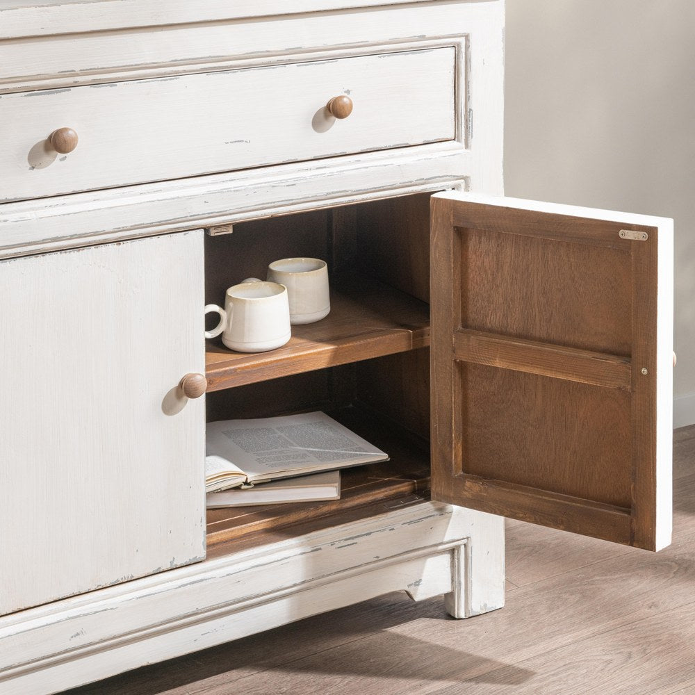 Classic Home - Winford Reclaimed Pine Sideboard - Coastal Cream - 52004770 view 9