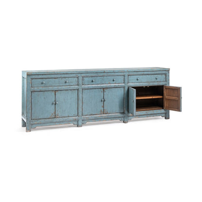 Classic Home - Winford Reclaimed Pine Sideboard - Harbor Blue - 52004769 view 3