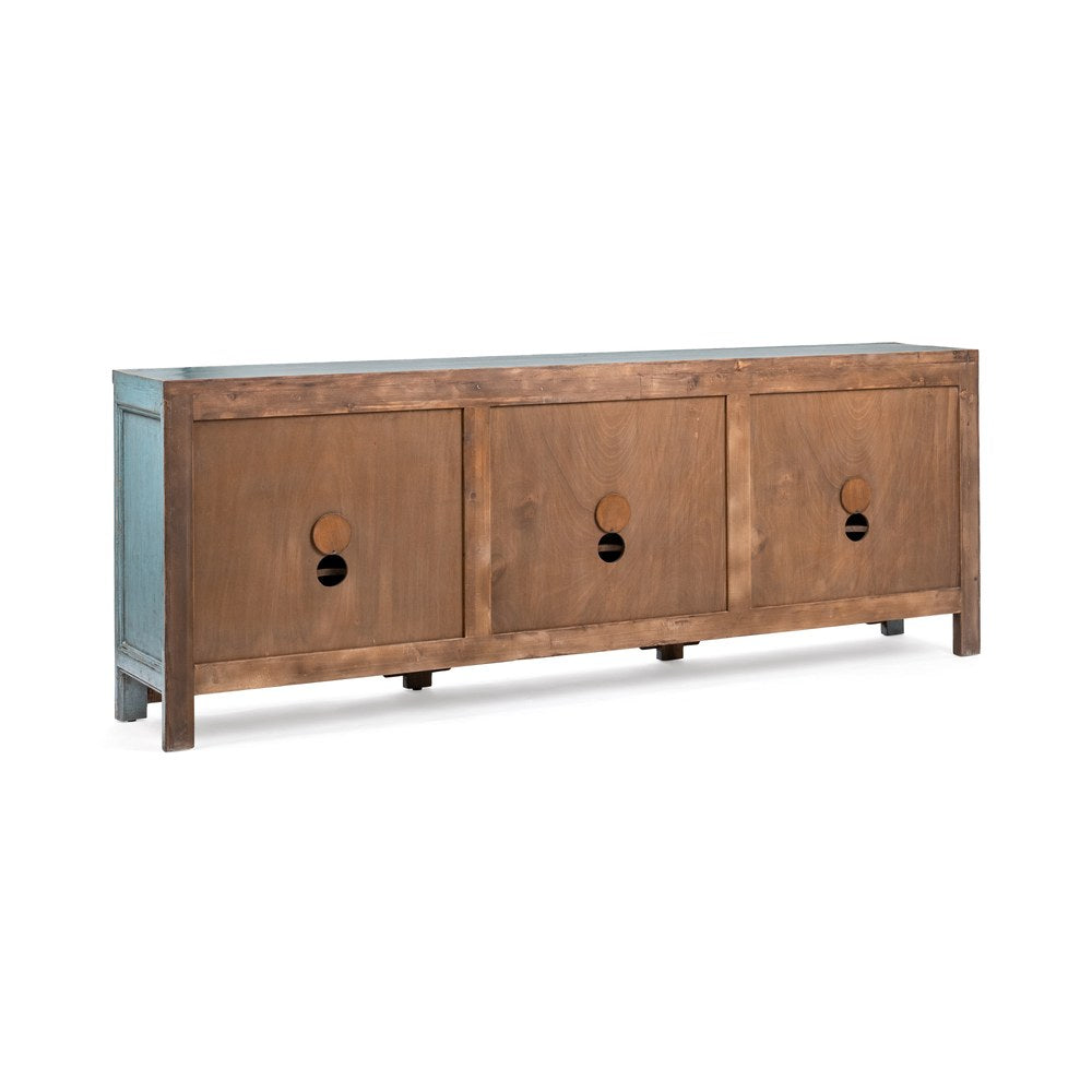 Classic Home - Winford Reclaimed Pine Sideboard - Harbor Blue - 52004769 view 4