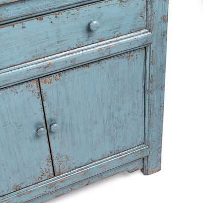 Classic Home - Winford Reclaimed Pine Sideboard - Harbor Blue - 52004769 view 5