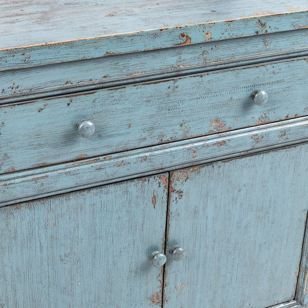 Classic Home - Winford Reclaimed Pine Sideboard - Harbor Blue - 52004769 view 6