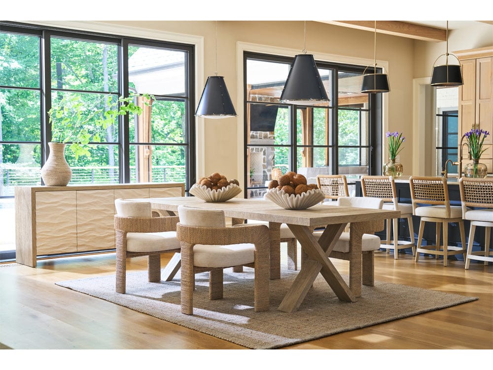 Coastal Living - Abaca Arm Chair - Dockside Natural Tan Oak - U533621 view 4