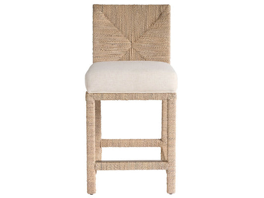 Coastal Living - Abaca Counter Chair - Dockside Natural Tan Oak - U533602 view 1
