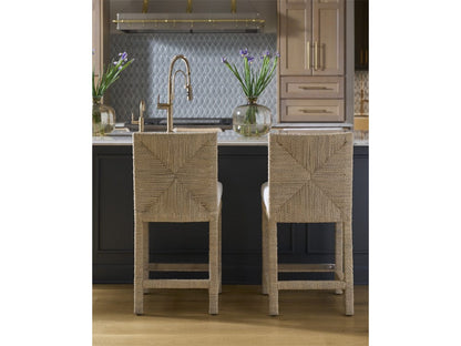 Coastal Living - Abaca Counter Chair - Dockside Natural Tan Oak - U533602 view 5