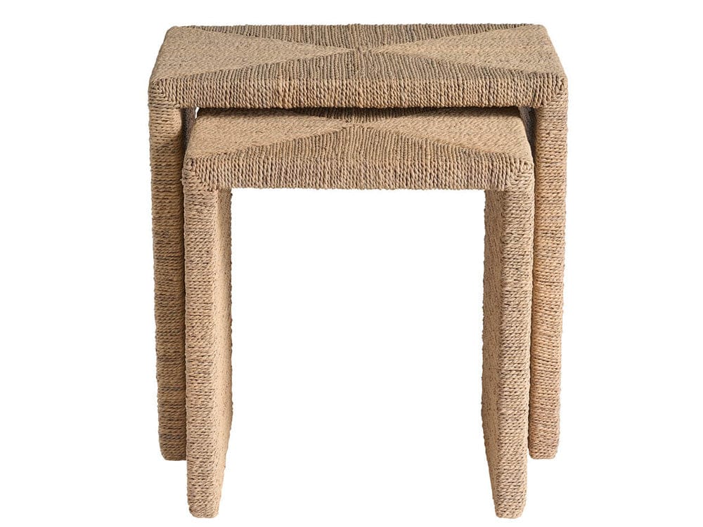 Coastal Living - Abaca Nesting Tables - Natural Tan - U533811 view 1