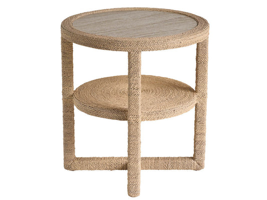 Coastal Living - Abaca Side Table - Natural Tan - U533820 view 1