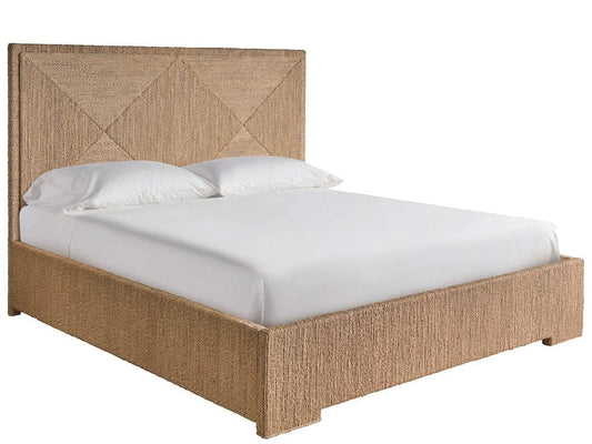 Coastal Living - Abaca Woven Bed Queen - Natural Oak - U533215B view 1