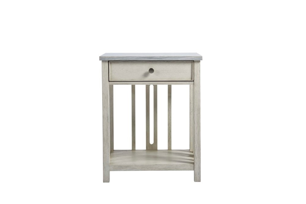Coastal Living - Bedside Table With Stone Top - 833351 veiw 4