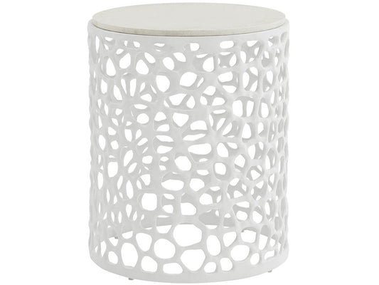 Coastal Living - Coral Side Table - White - U533802 view 1