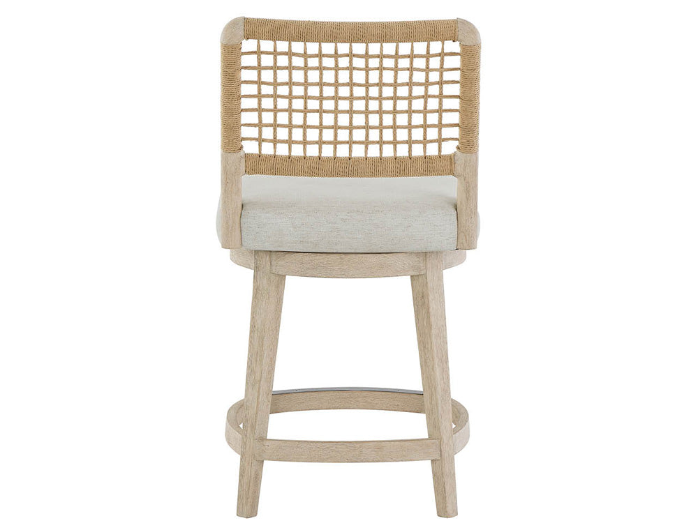 Coastal Living - Dockside Swivel Counter Stool - Dockside Natural Tan Oak - U533604 view 3
