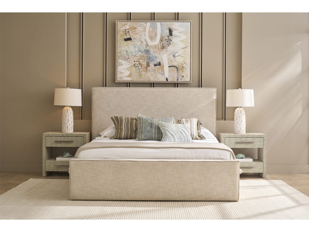 Coastal Living - Drift Upholstered Bed King - Natural Oak - U533340B view 3