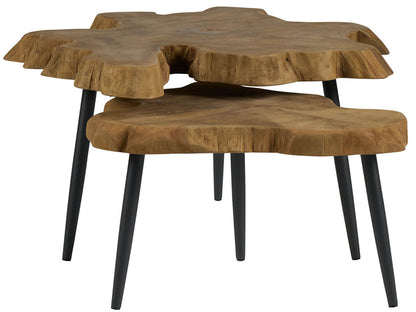 Coastal Living - Driftwood Nesting Tables - Natural Teak - U533821 view 3