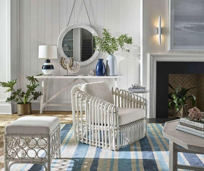 Coastal Living - Getaway Rattan Stool - U033D830 veiw 4