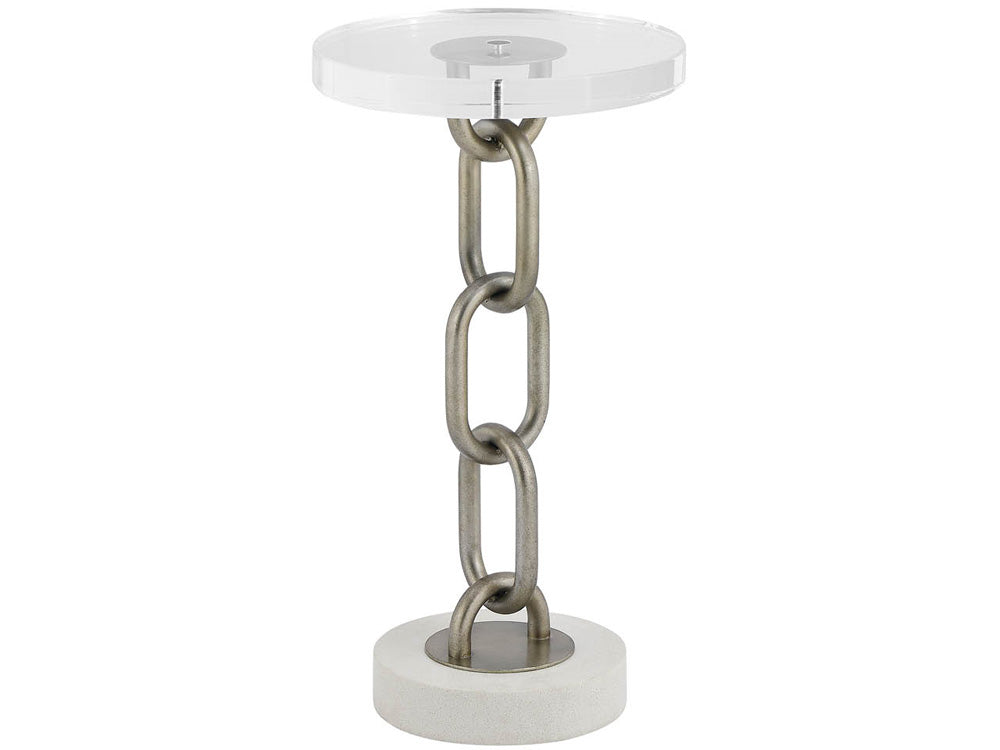 Coastal Living - Link Accent Table - White and Gray - U533817 view 2