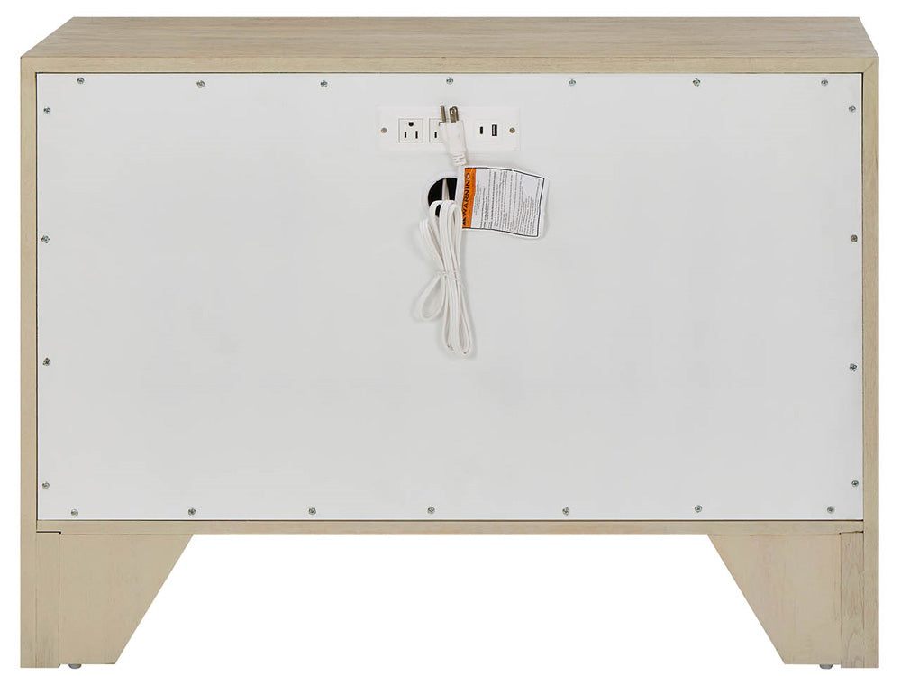 Coastal Living - Oasis Chest - Dockside Natural Tan Oak and White - U533365 view 3