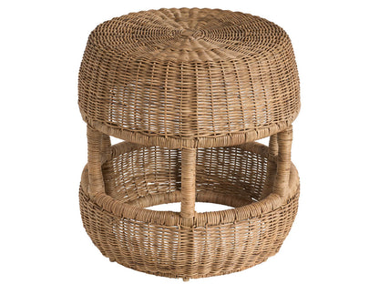 Coastal Living - Oasis Stool - Woven Slimit Brown - U533382 view 1