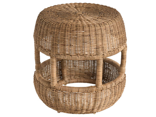 Coastal Living - Oasis Stool - Woven Slimit Brown - U533382 view 2