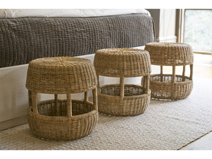 Coastal Living - Oasis Stool - Woven Slimit Brown - U533382 view 3