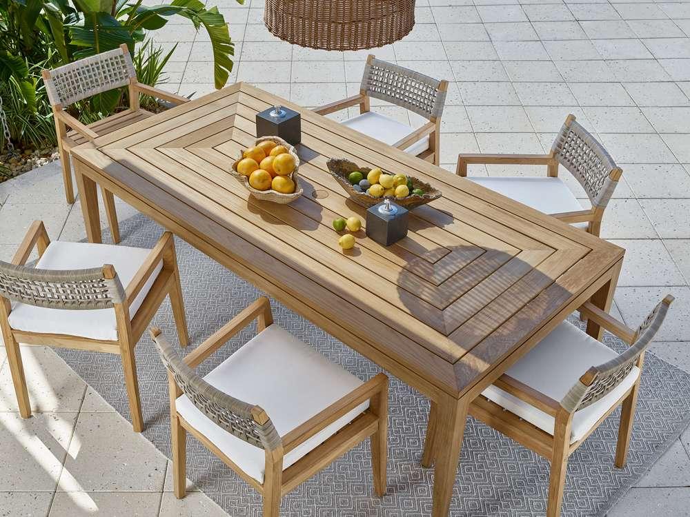 Coastal Living Outdoor -  Chesapeake Rectangular Dining Table - U012652 veiw 3