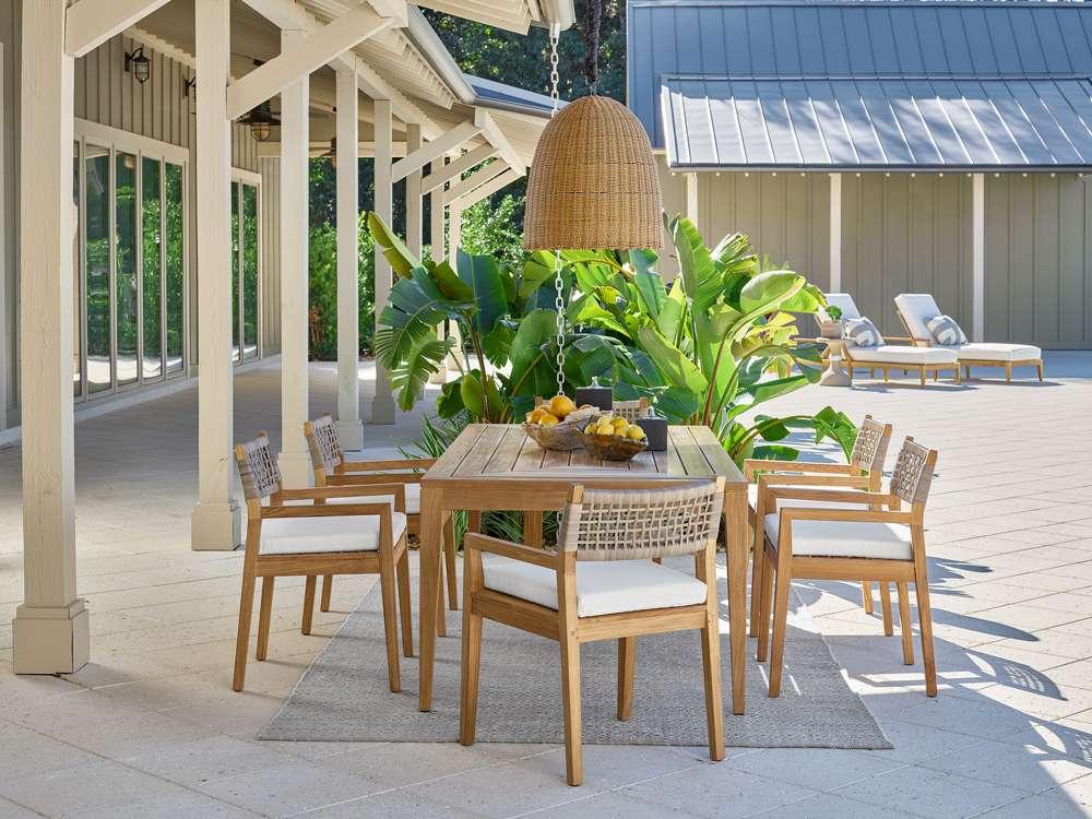 Coastal Living Outdoor -  Chesapeake Rectangular Dining Table - U012652 veiw 4