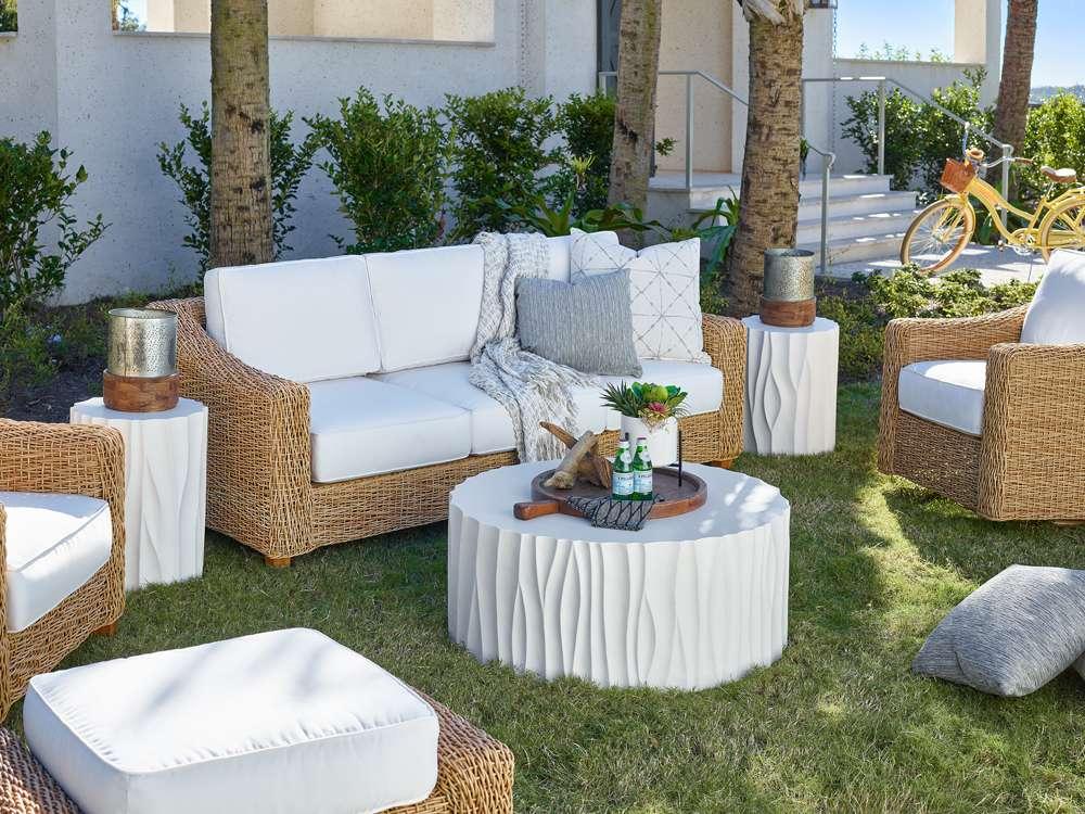 Coastal Living Outdoor -  Geneva Cast Concrete Cocktail Table - U012839 veiw 2