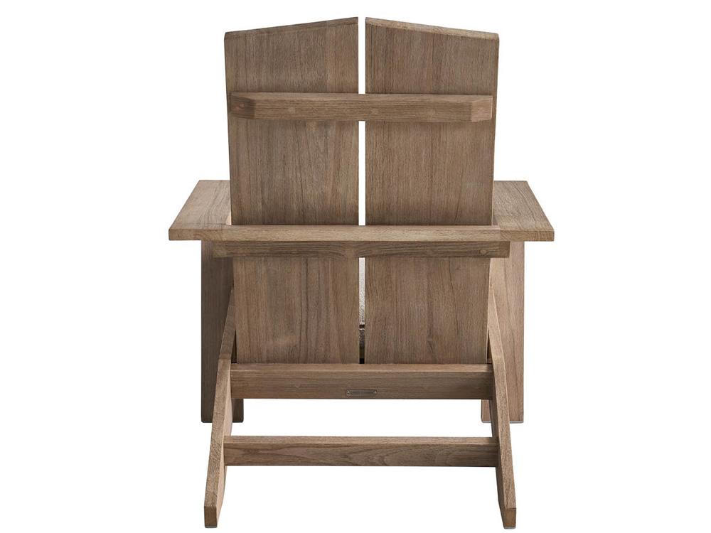 Coastal Living Outdoor - Saratoga Adirondack Chair - Warm Weathered Teak - U423839 veiw 3