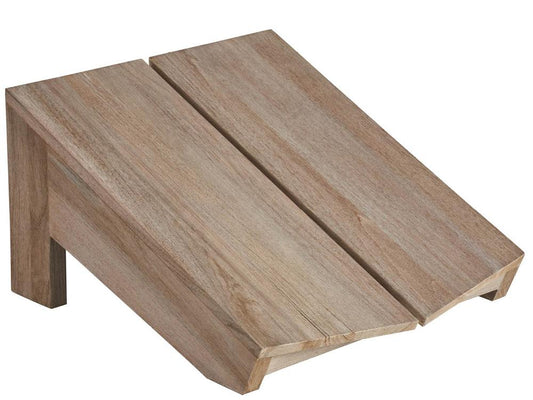 Coastal Living Outdoor - Saratoga Adirondack Ottoman - Warm Weathered Teak - U423404 veiw 1