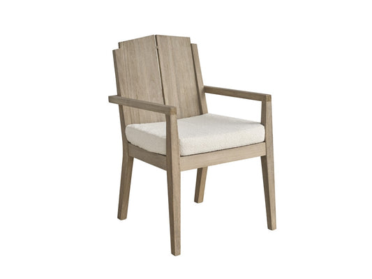 Coastal Living Outdoor - Saratoga Arm Chair - Warm Weathered Teak - (Set of 2) - U423625 veiw 1