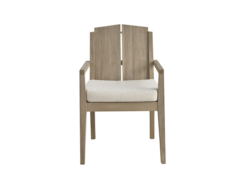 Coastal Living Outdoor - Saratoga Arm Chair - Warm Weathered Teak - (Set of 2) - U423625 veiw 2