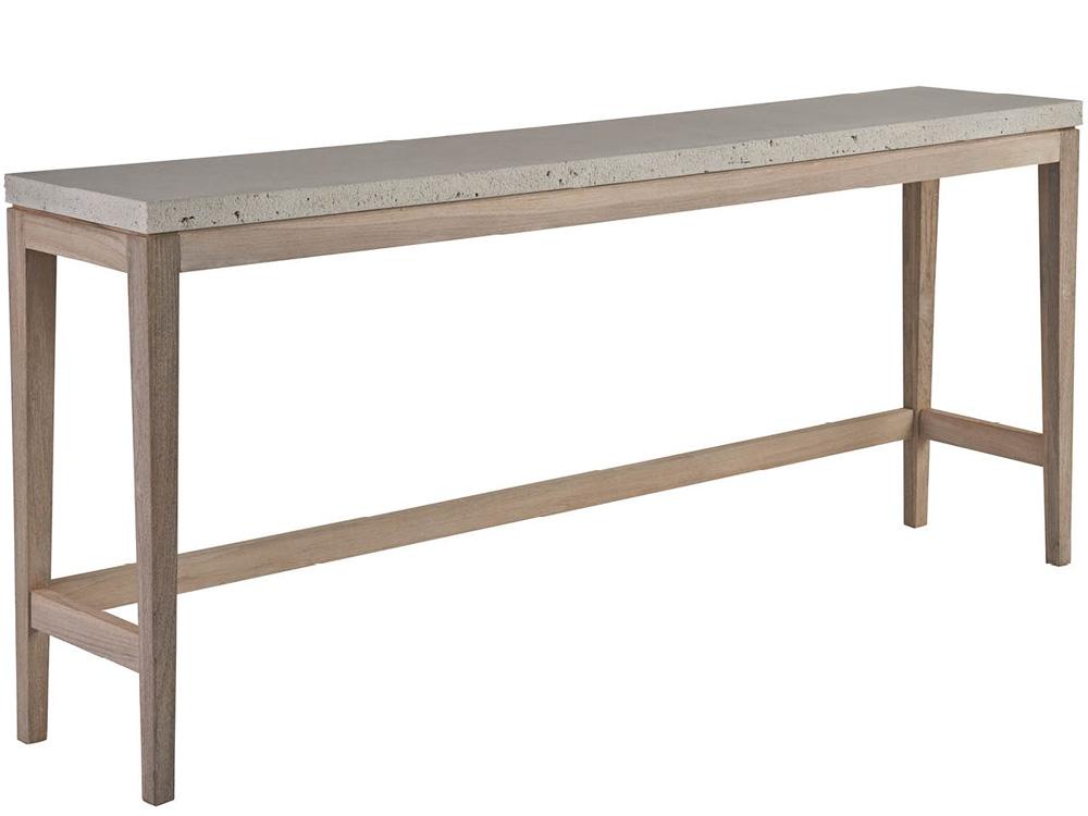 Coastal Living Outdoor - Saratoga Console - Warm Weathered Teak - U423803 veiw 1