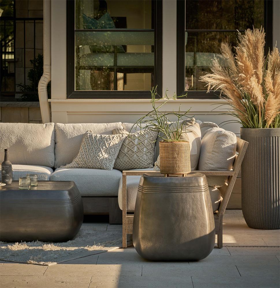 Coastal Living Outdoor - Saratoga End Table - Stainless Steel - U423802 veiw 3