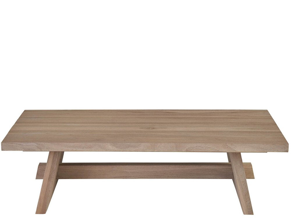 Coastal Living Outdoor - Saratoga Rectangle Cocktail Table - Warm Weathered Teak - U423810 veiw 2