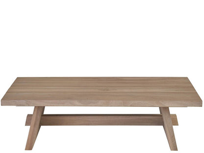 Coastal Living Outdoor - Saratoga Rectangle Cocktail Table - Warm Weathered Teak - U423810 veiw 2
