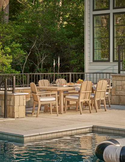 Coastal Living Outdoor - Saratoga Rectangle Dining Table - Warm Weathered Teak - U423652 veiw 5