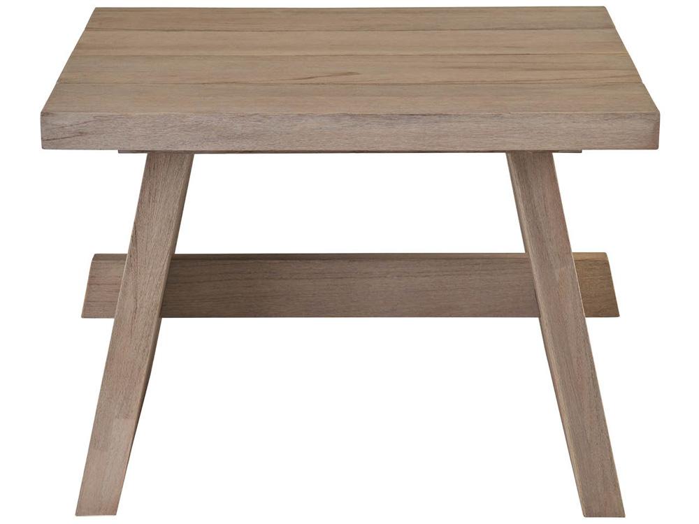 Coastal Living Outdoor - Saratoga Rectangle End Table - Warm Weathered Teak - U423811 veiw 2