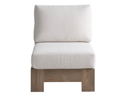 Coastal Living Outdoor - Saratoga Sectional Armless Chair - Warm Weathered Teak - U423510XC veiw 2